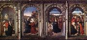 Dieric Bouts Triptych of the Virgin oil on canvas